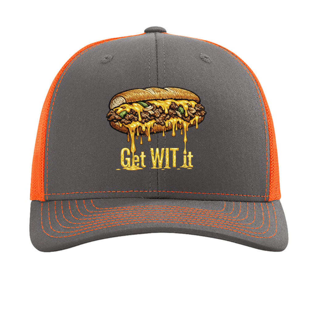 Charcoal/ Neon Orange - FRONT
